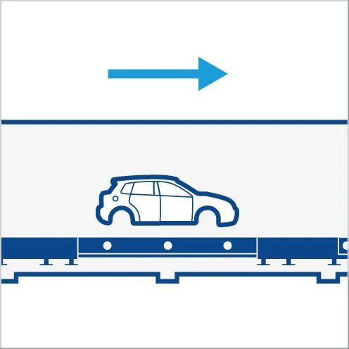 Graphic of car for infographics