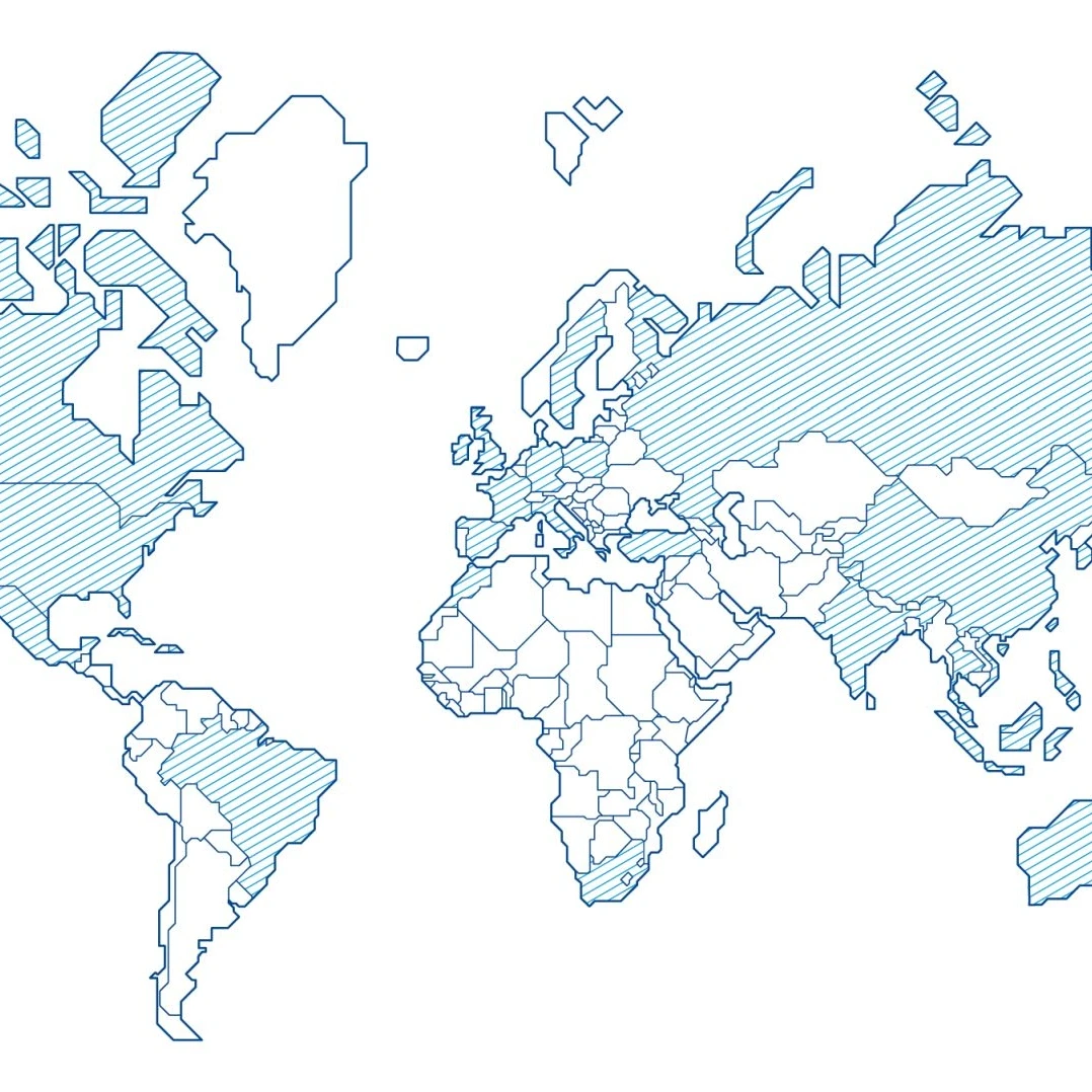 Maps graphic for infographics